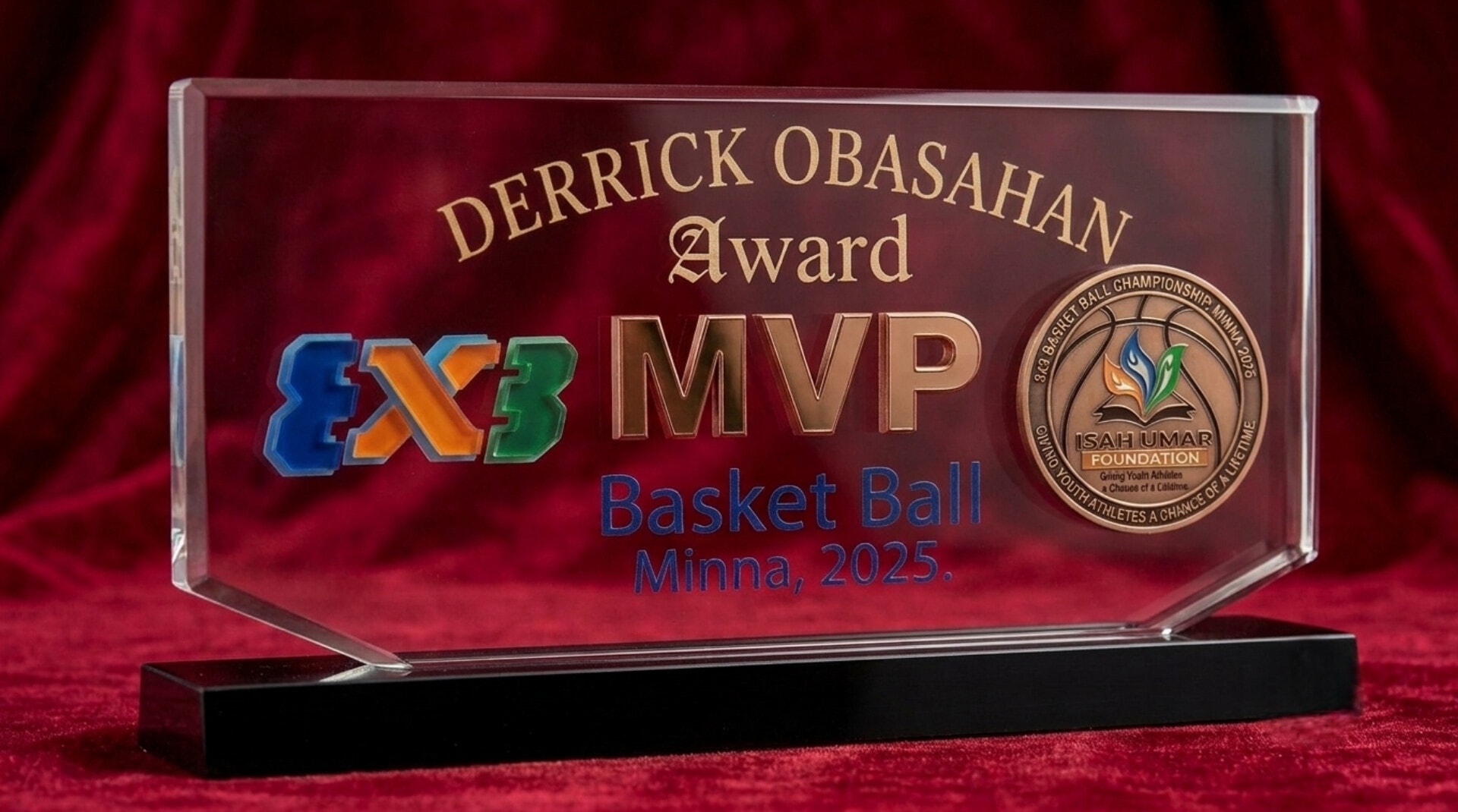 Derrick Obasahan Award — MVP at the 3X3 Basketball Championship