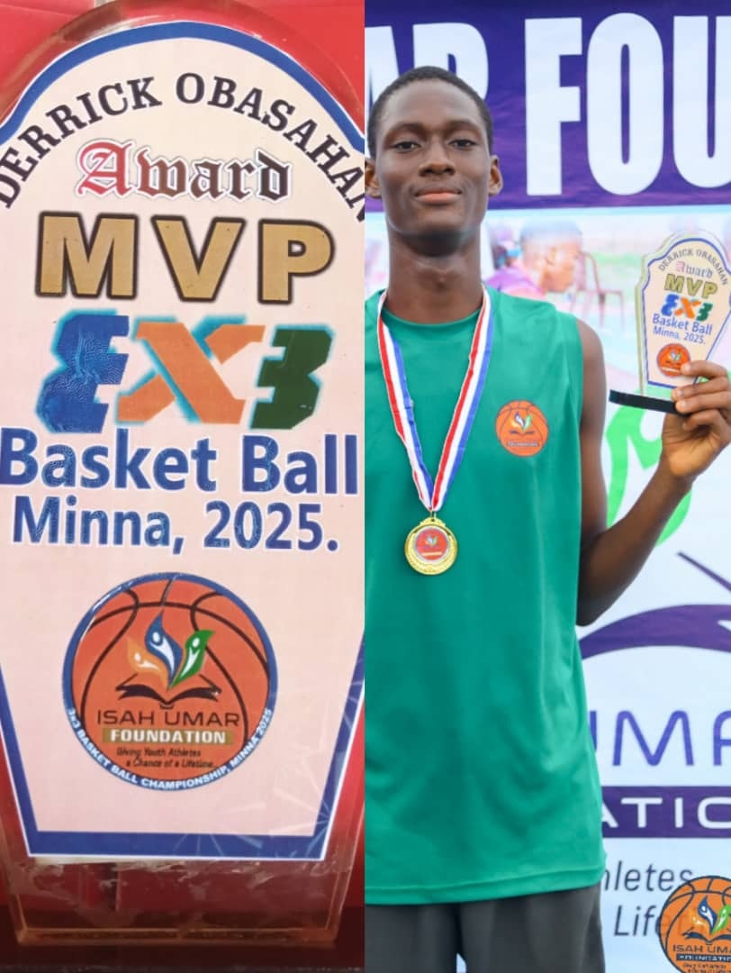 Derrick Obasahan Award MVP — 3X3 Basketball Championship, Minna 2025